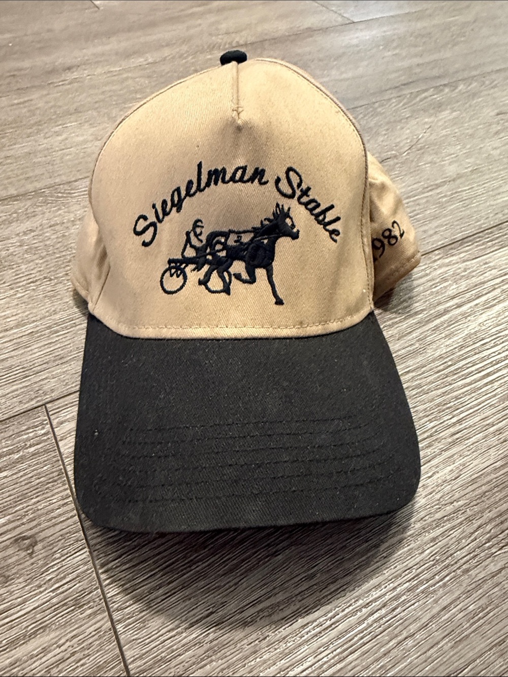Siegelman Stable Tan & Black Baseball Cap